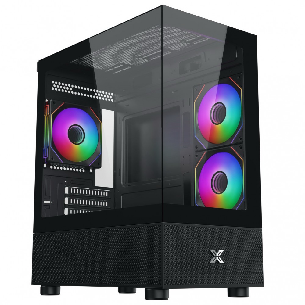 Vỏ Case Xigmatek ALPHARD M 3GF | M-ATX | Trắng / Đen