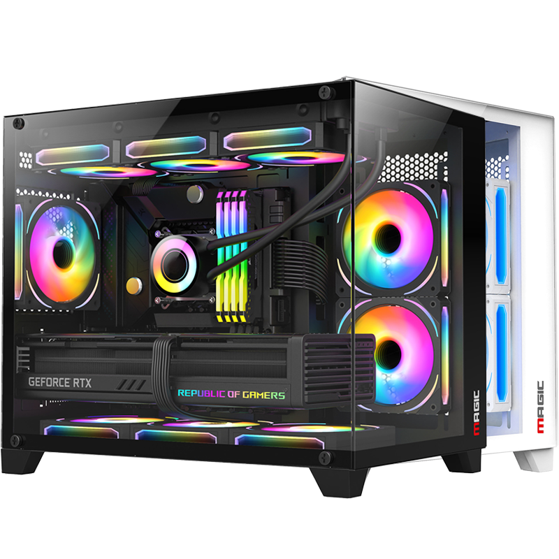 VỎ CASE MAGIC AQUA-M ULTRA PRO BLACK (Full M-ATX)