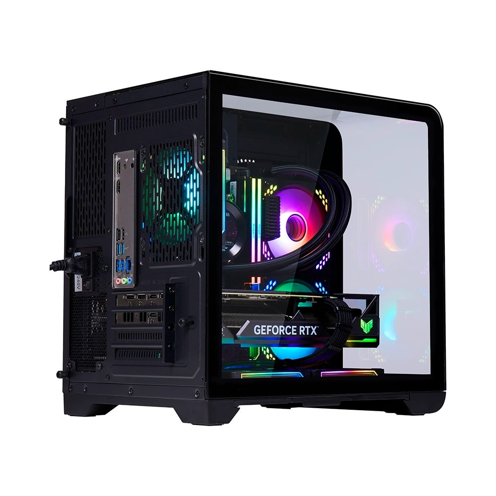 Vỏ Case Máy Tính MIK Barbatos M | Black / White | M-ATX | No Fan