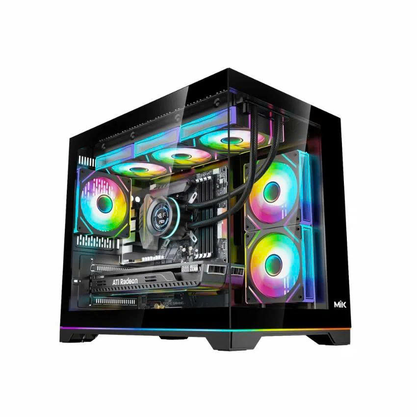 Vỏ Case MIK G7 Led Strip Black | ITX/ M-ATX