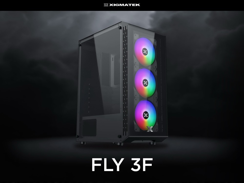 VỎ CASE MÁY TÍNH XIGMATEK FLY 3F ATX/M-ATX