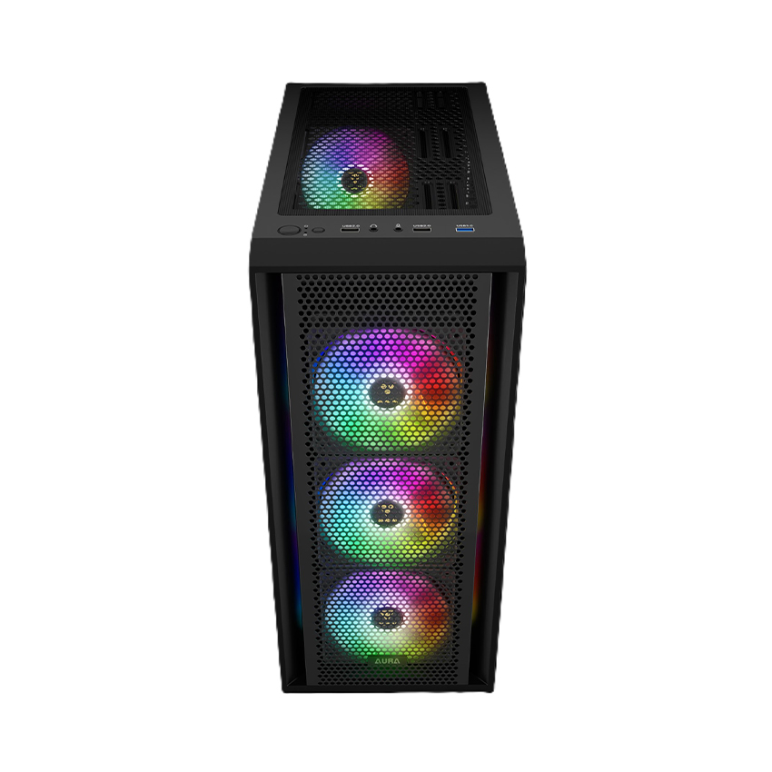 Vỏ Case Gamdias Aura GC2 Elite ARGB | ATX | Black / White