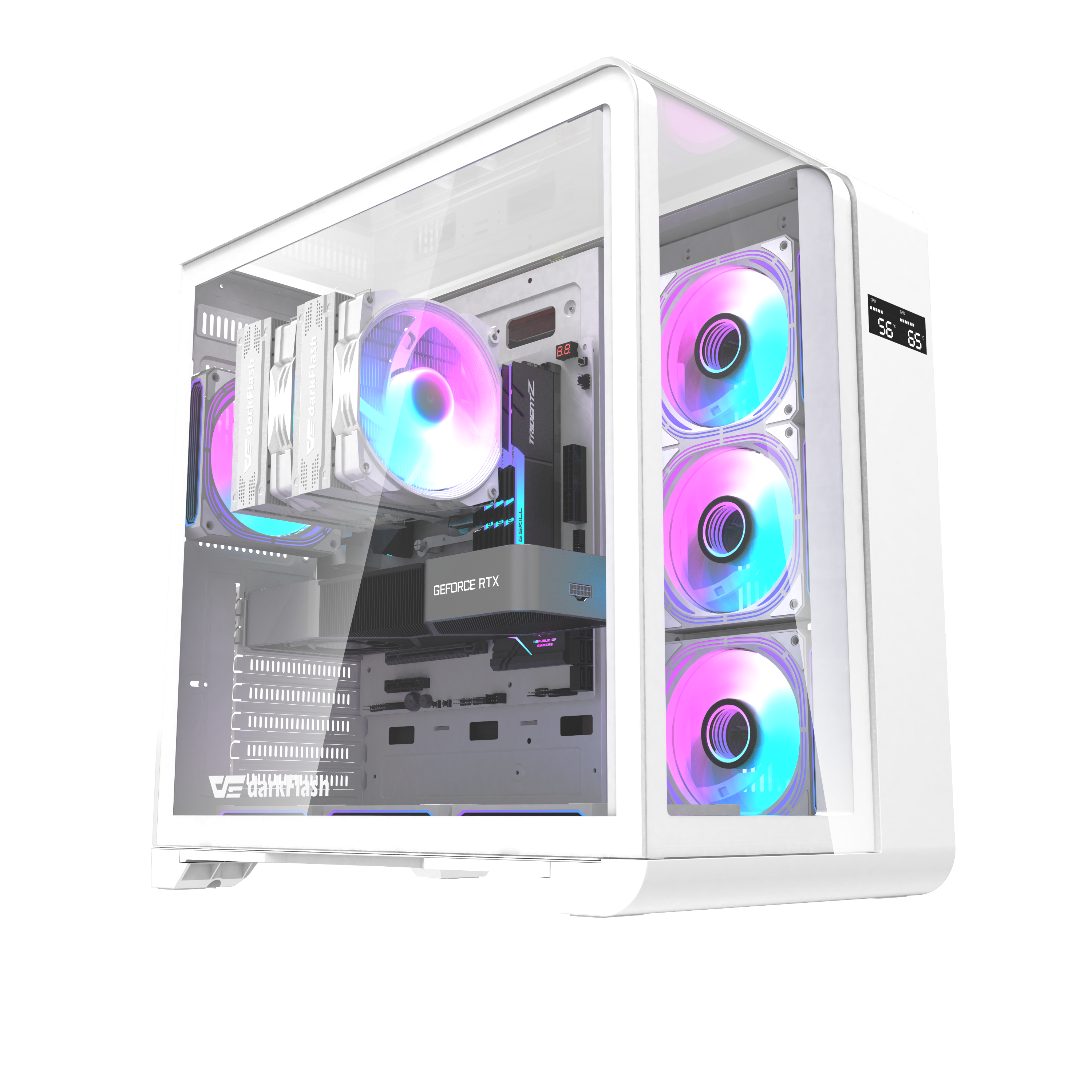 VỎ CASE MÁY TÍNH DARKFLASH L280 | ATX | No Fan