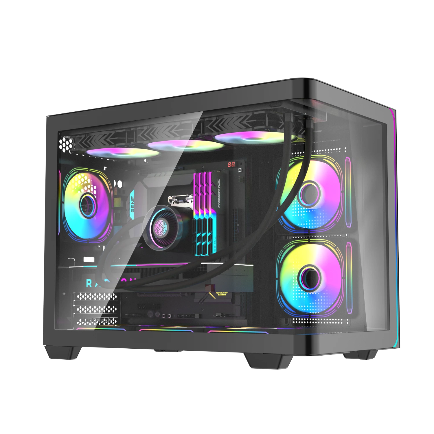 VỎ CASE MÁY TÍNH DARKFLASH L285M | Full M-ATX | No Fan
