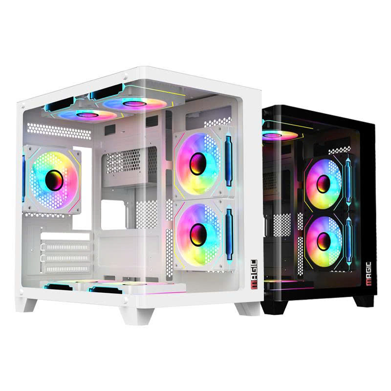 VỎ CASE MAGIC GM-02 CURVED (M-ATX) BLACK