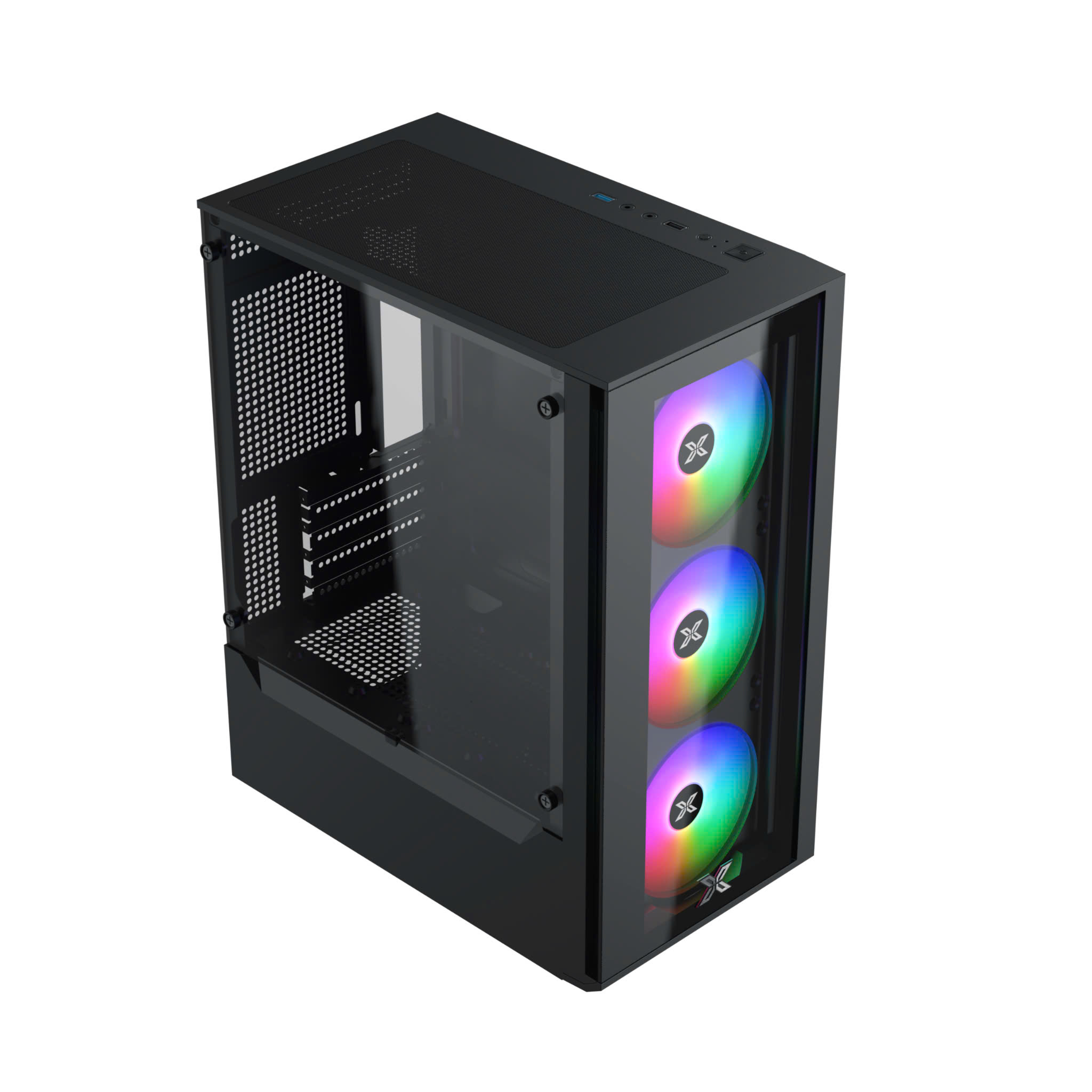 Vỏ Case Xigmatek MYX 3F | M-ATX, Kèm 3 Fan