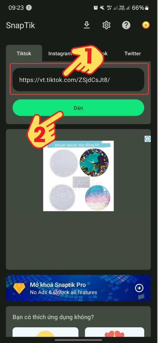 Tải video Tiktok không có logo
