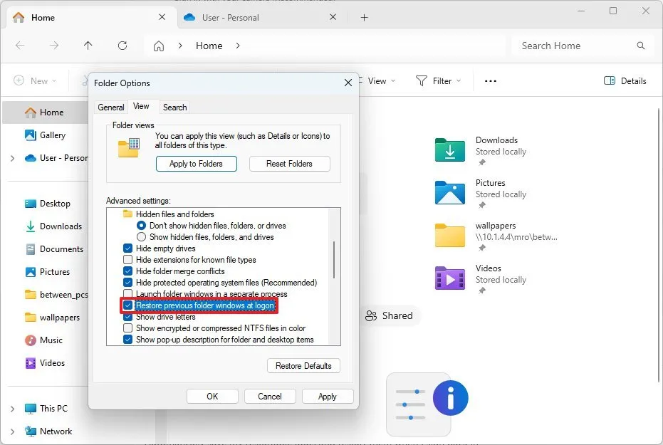 Các tính năng mới trong File Explorer trên Windows 11 24H2